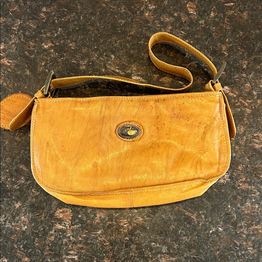 Light Brown Genuine Leather Handbag